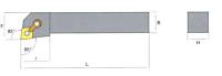 Utensile tornitura DCLNR per inserto CNMG12 Professionale Utensile tornitura DCLNR per inserto CNMG12 Professionale